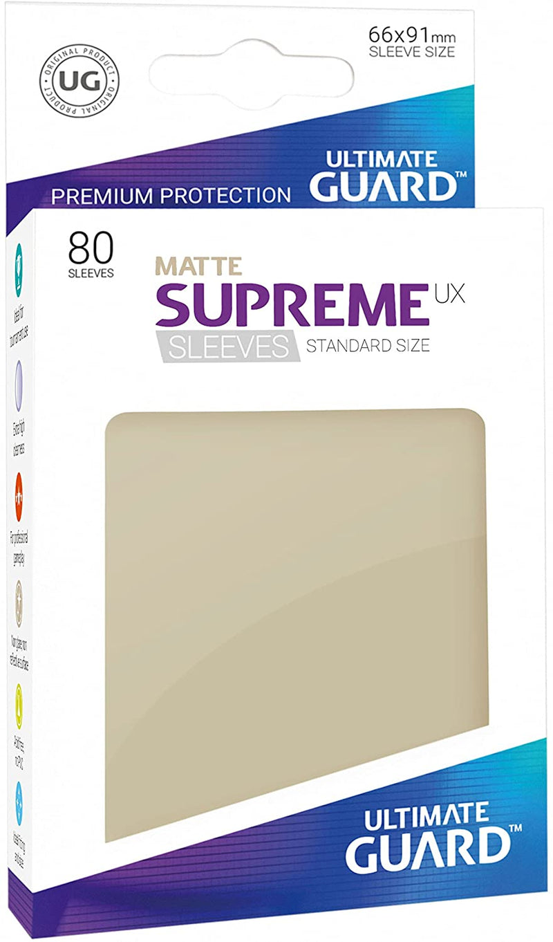 Ultimate Guard Matte Supreme Bone UX Sleeves