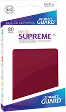 Ultimate Guard Matte Supreme Burgandy UX Sleeves