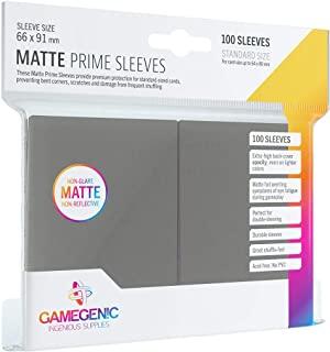 Gamegenic Prime Grey Matte Standard Sleeves