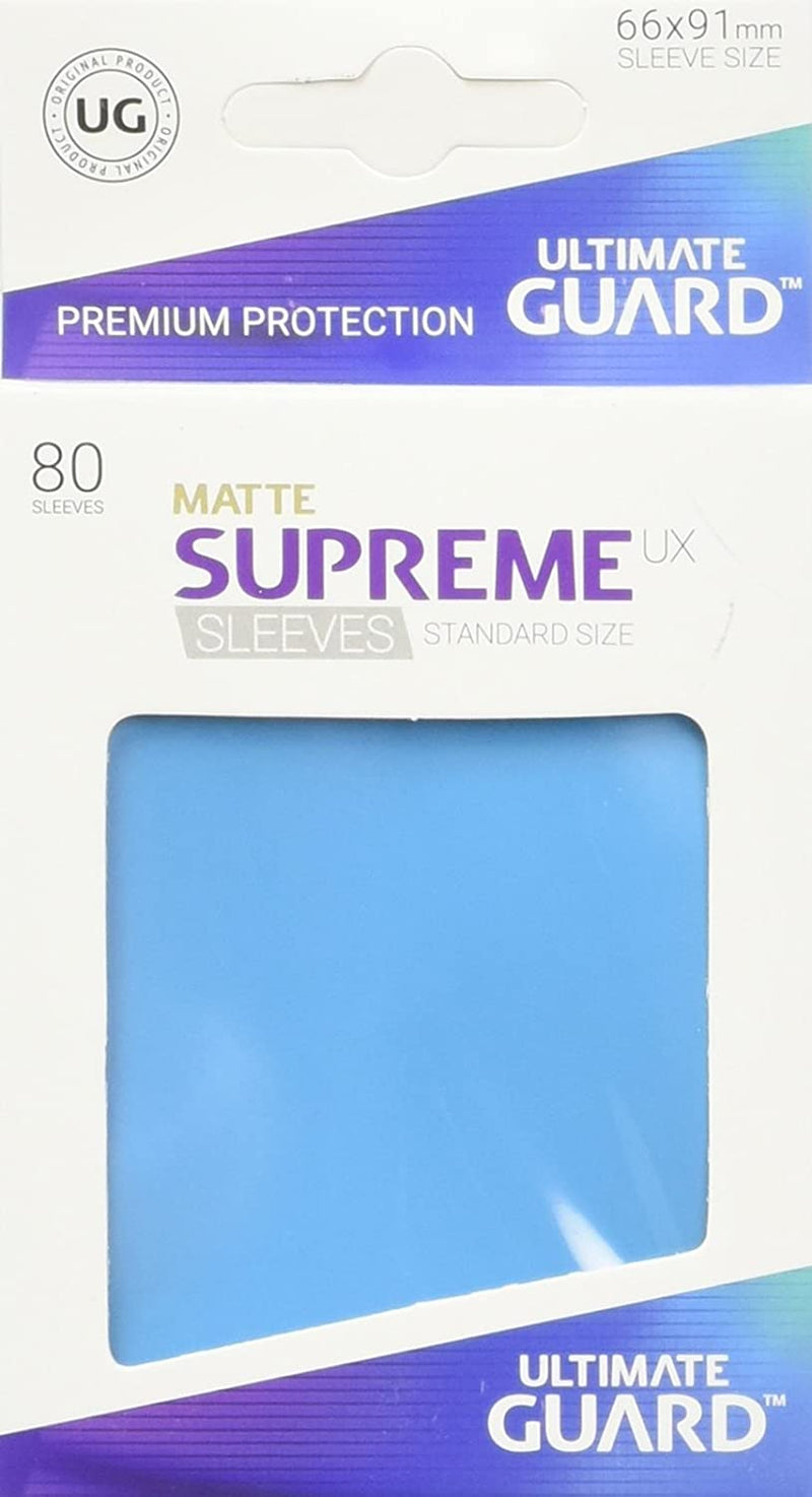 Ultimate Guard Matte Supreme Light Blue UX Sleeves
