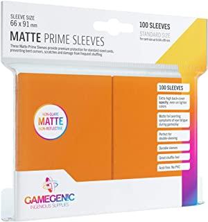 Gamegenic Prime Orange Matte Standard Sleeves