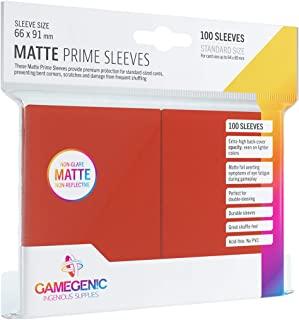 Gamegenic Prime Red Matte Standard Sleeves