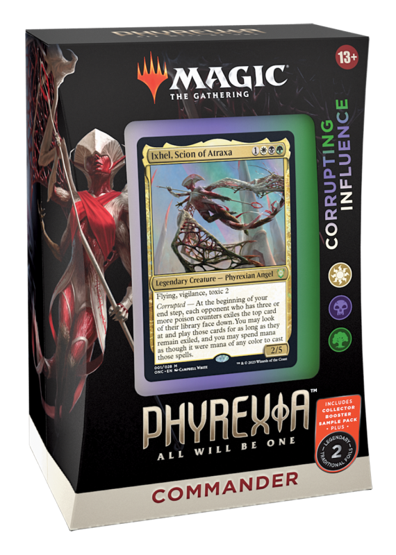 Phyrexia: All Will Be One Commander Deck Corrupting Influence
