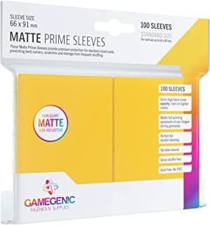 Gamegenic Prime Yellow Matte Standard Sleeves