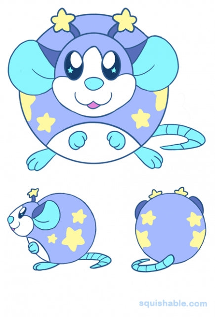 Squishable Mini Star Rat 7"