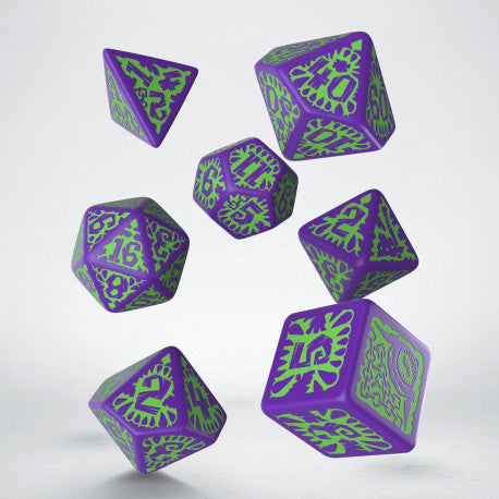 Pathfinder Dice Set Goblin Purple & Green