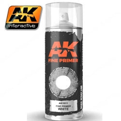 AK White Fine Primer Spray 200ml