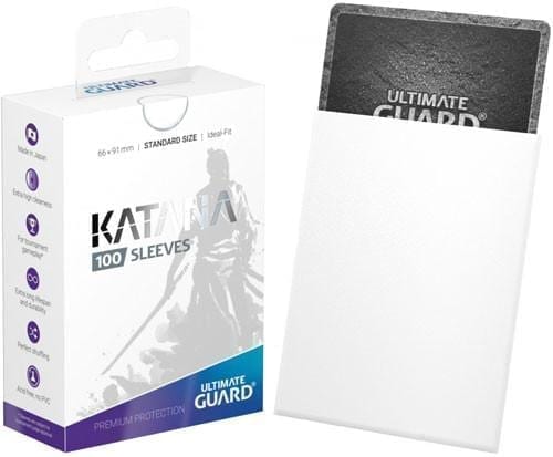 Ultimate Guard Katana Sleeves 100CT 66x91mm White