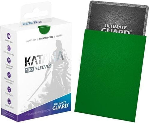 Ultimate Guard Katana Sleeves 100CT 66x91mm Green