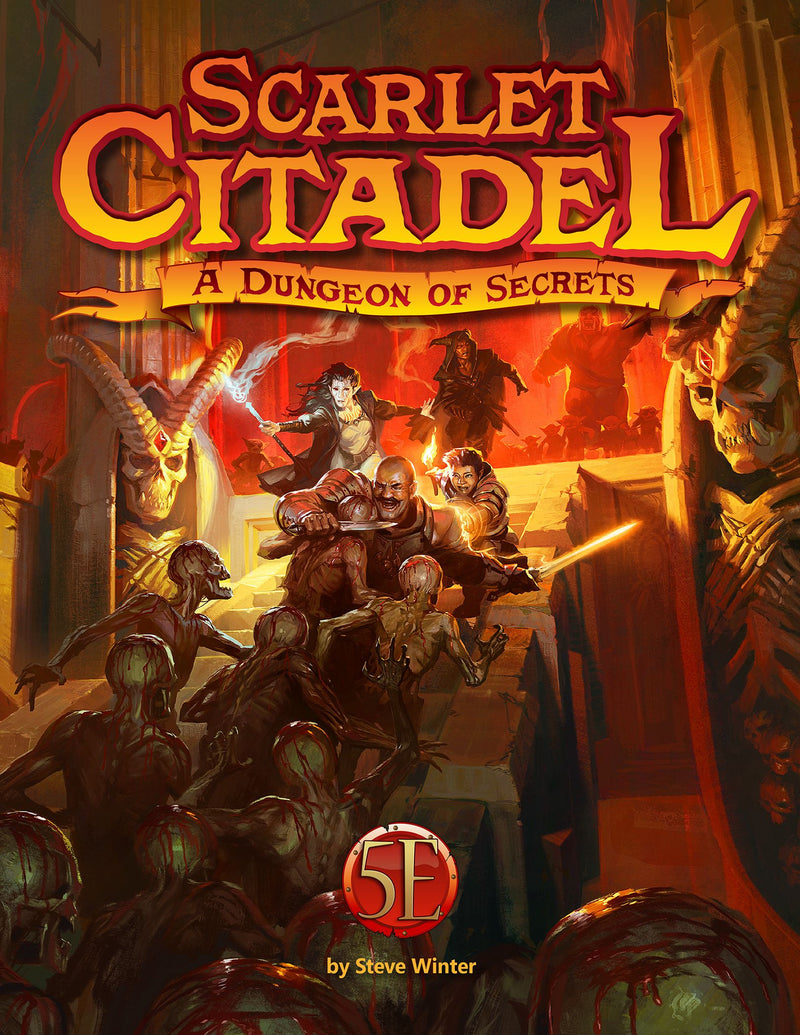 Scarlet Citadel A Dungeon Of Secrets (5E Compatible)
