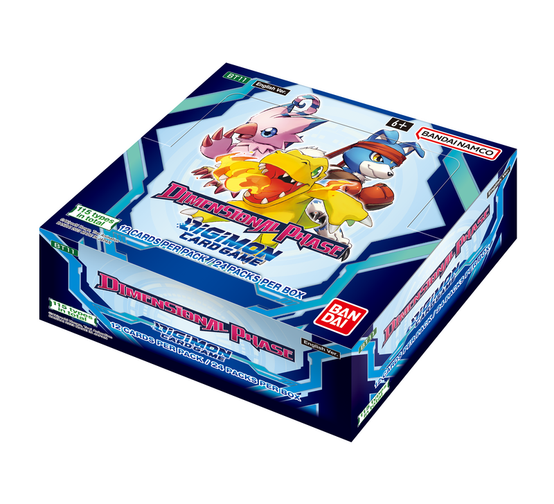 Digimon Card Game BT11 Dimensional Phase Booster Pack Box