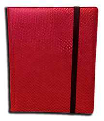 Legion Binder 9 Pocket Dragonhide Red