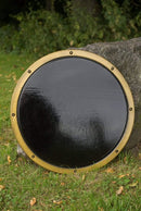 Ready for Battle Round Shield Black & Gold