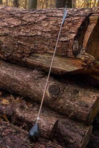 Roundhead LARP Arrows - Brown Shaft