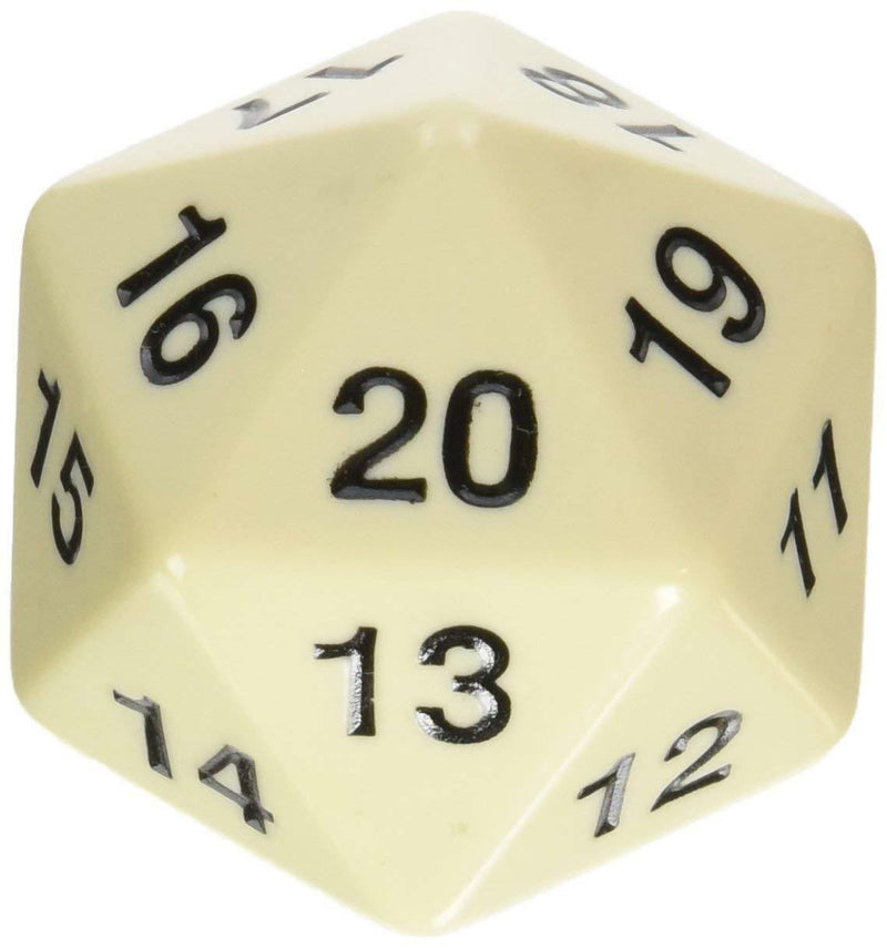 Jumbo Countdown D20 - White