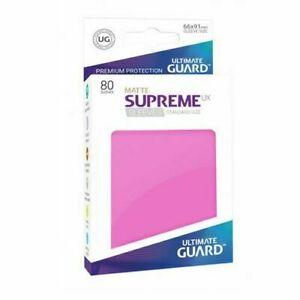 Ultimate Guard Matte Supreme Pink UX Sleeves