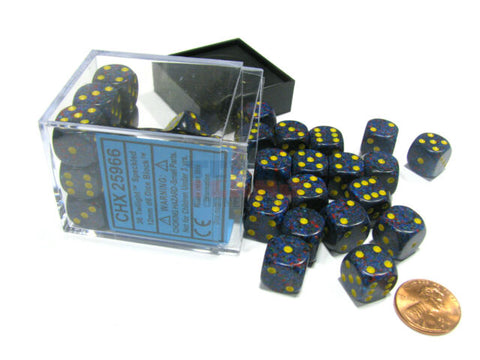 36D6 Speckled Twilight Dice Block - 12mm
