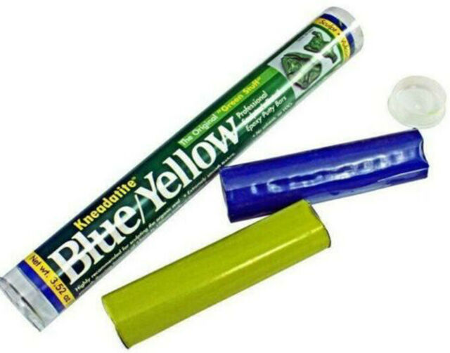 Kneadatite Blue/Yellow Epoxy "Green Stuff" Putty