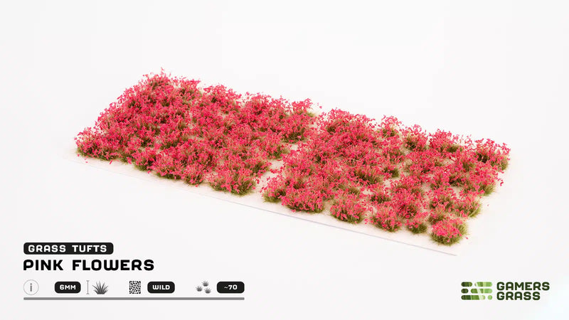 Gamers Grass: Pink Flowers Wild Tuft