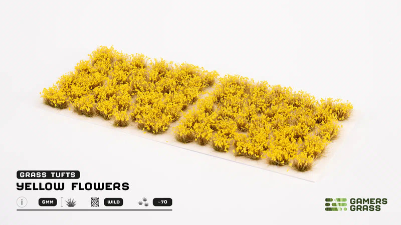 Gamers Grass: Yellow Flowers Wild Tuft