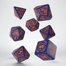Starfinder Dead Suns Polyhedral Blue & Yellow RPG Dice Set