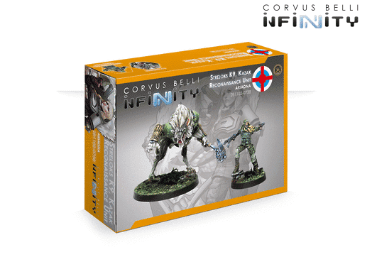 Infinity: Ariadna Streloks, Kazak Reconnaissance Unit K-9 (2)