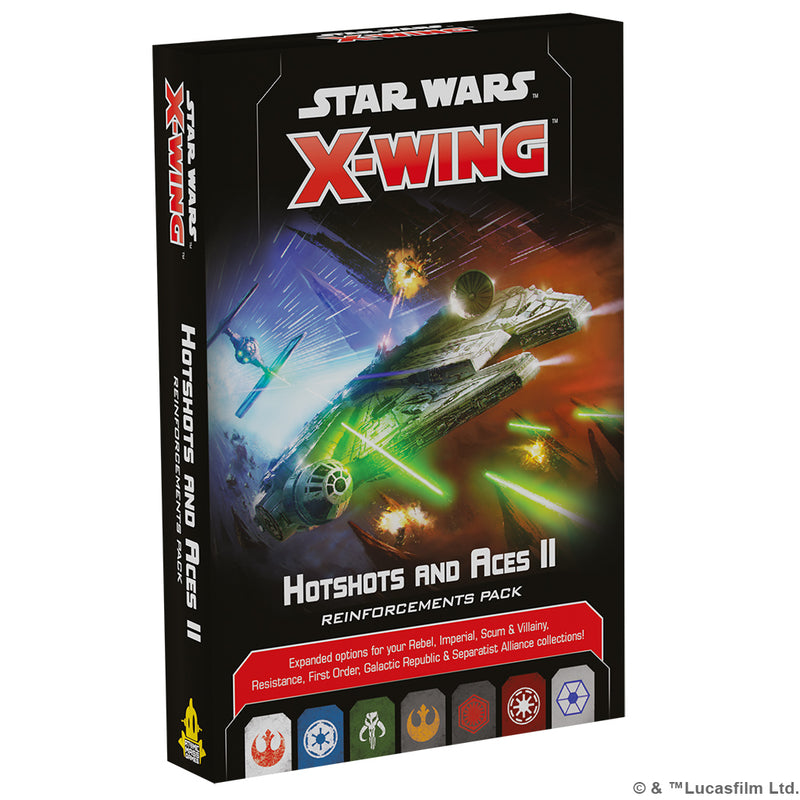 Star Wars X-Wing 2nd Edition Hot Shots & Aces II Reinforcements Pack