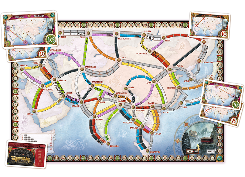 Ticket to Ride Map Collection Volume 1 Asia
