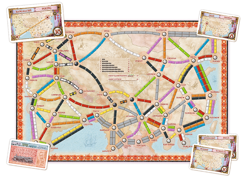 Ticket to Ride Map Collection Volume 1 Asia