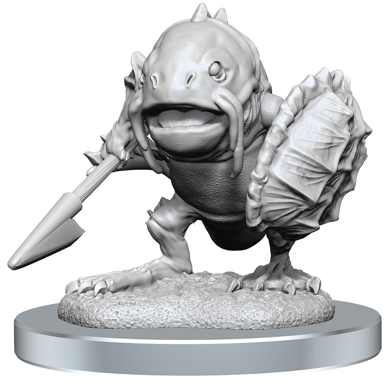 Wizkids Unpainted Miniatures Locathah and Seal
