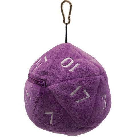 Ultra Pro Dice Bag Purple D20 Plush