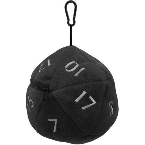 Ultra Pro Dice Bag Black D20 Plush
