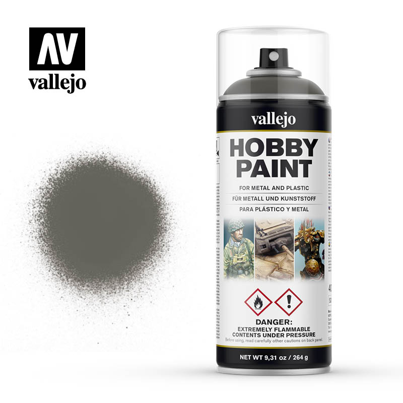 Grey Vallejo Surface Primer Spray 400mL