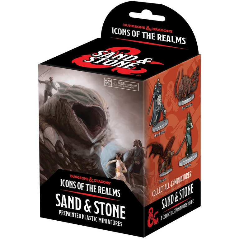 D&D Icons Of The Realms: Dragonlance: Sand & Stone Prepainted Booster