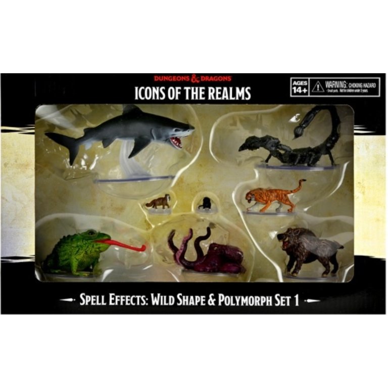 Dungeons & Dragons - Icons of the Realms Spell Effects Wild Shape and Polymorph Set 1