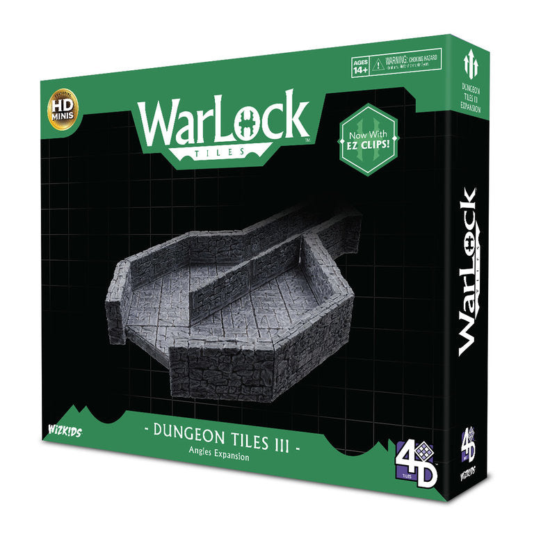 Warlock Dungeon Tiles 3 Angles Expansion